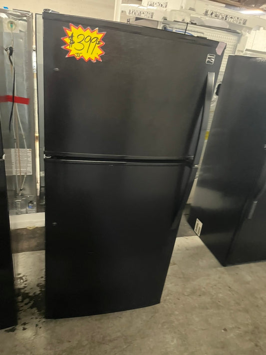 =Kenmore  30”Top freezer fridge black refurbished #RFKTP23B
