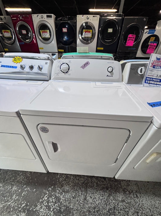 >*Amana 29” large capacity electric dryer 220v side by side used-refurbished #AMEK12B