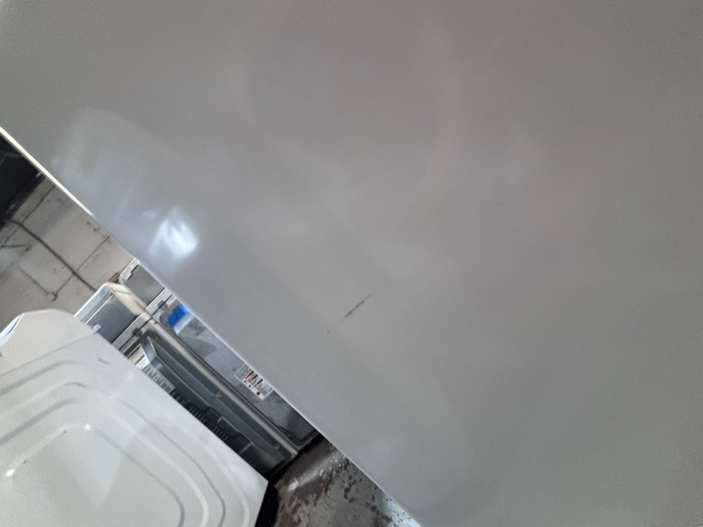 >*samsung extra  Large capacity white color Top load washer Drum stainless steel used,refurbished #SWPY57B