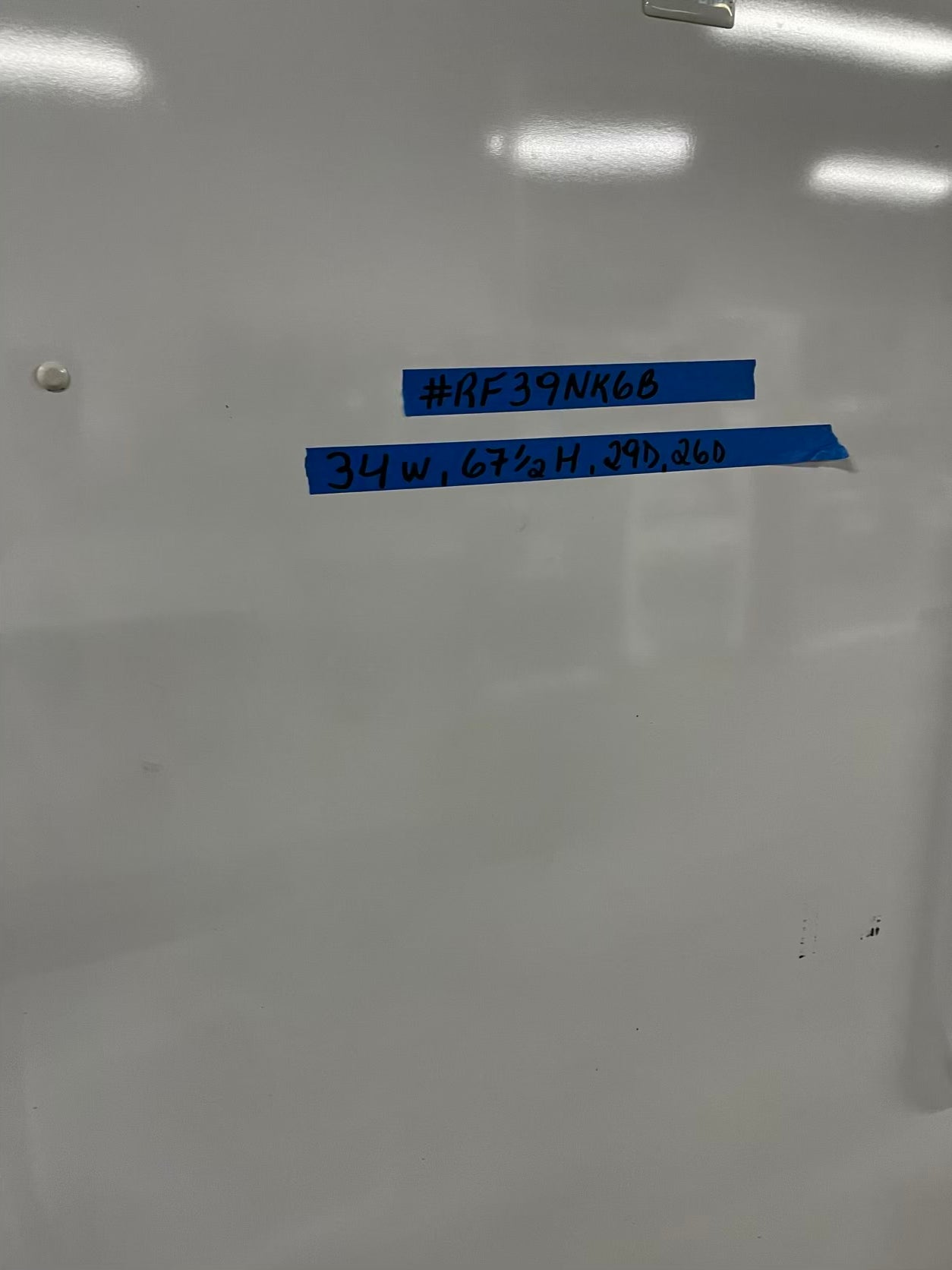 * 🎄Holidays Sale 🎁-Frigidaire 21 cu.ft up-right freezer white 34" #RF39NK6B used-Refurbished