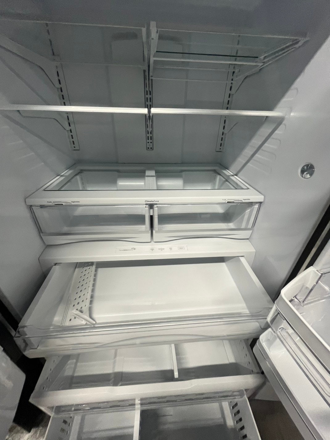 *Used | Refurbished GE profile 36” 28cu.ft. French door refrigerator stainless steel w/ice water dispenser 36" stock number #RFGE22B