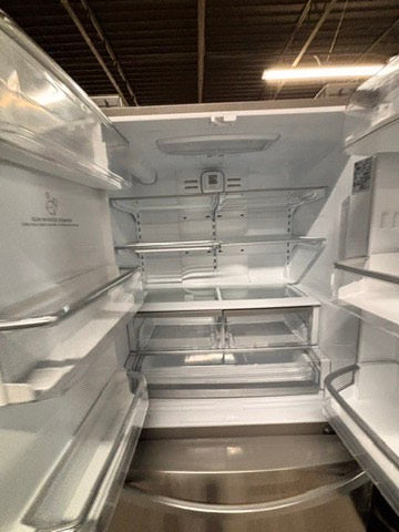 >special combo 2pc. Kenmore French door Refrigerator 36” stainless steel with water dispenser & ice maker & electric stove 5 burners & both same brand #RFXV421B