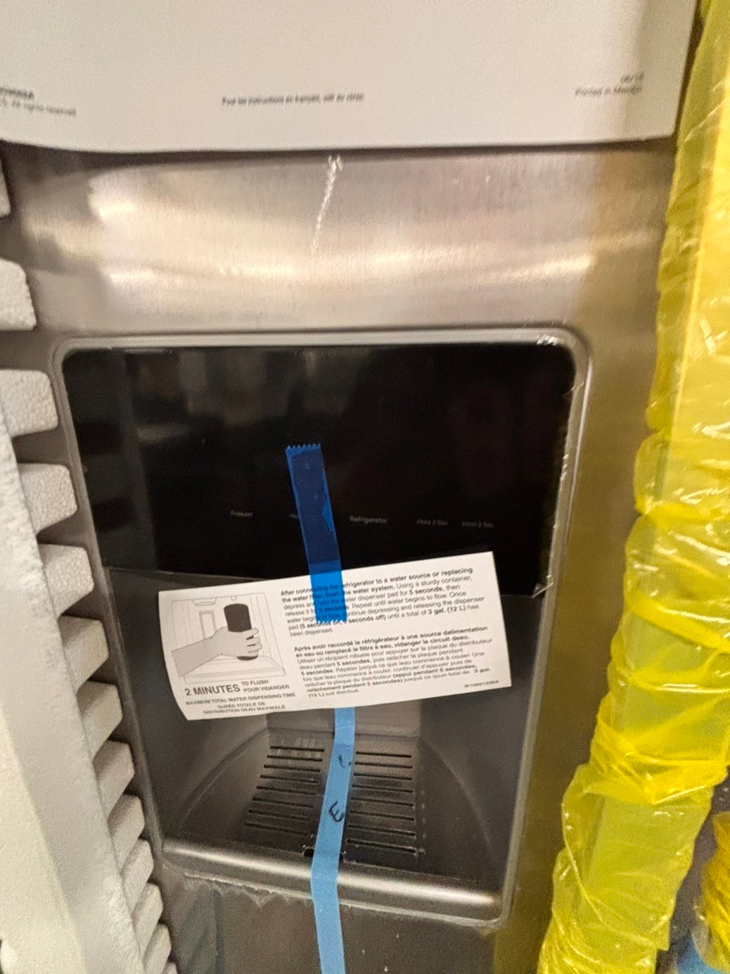 >newOpen Box 📦 | scratch & dent Whirlpool full size  36”in. Side-by-Side Refrigerator in Stainless Steel with iced maker & water dispenser #FWR266B