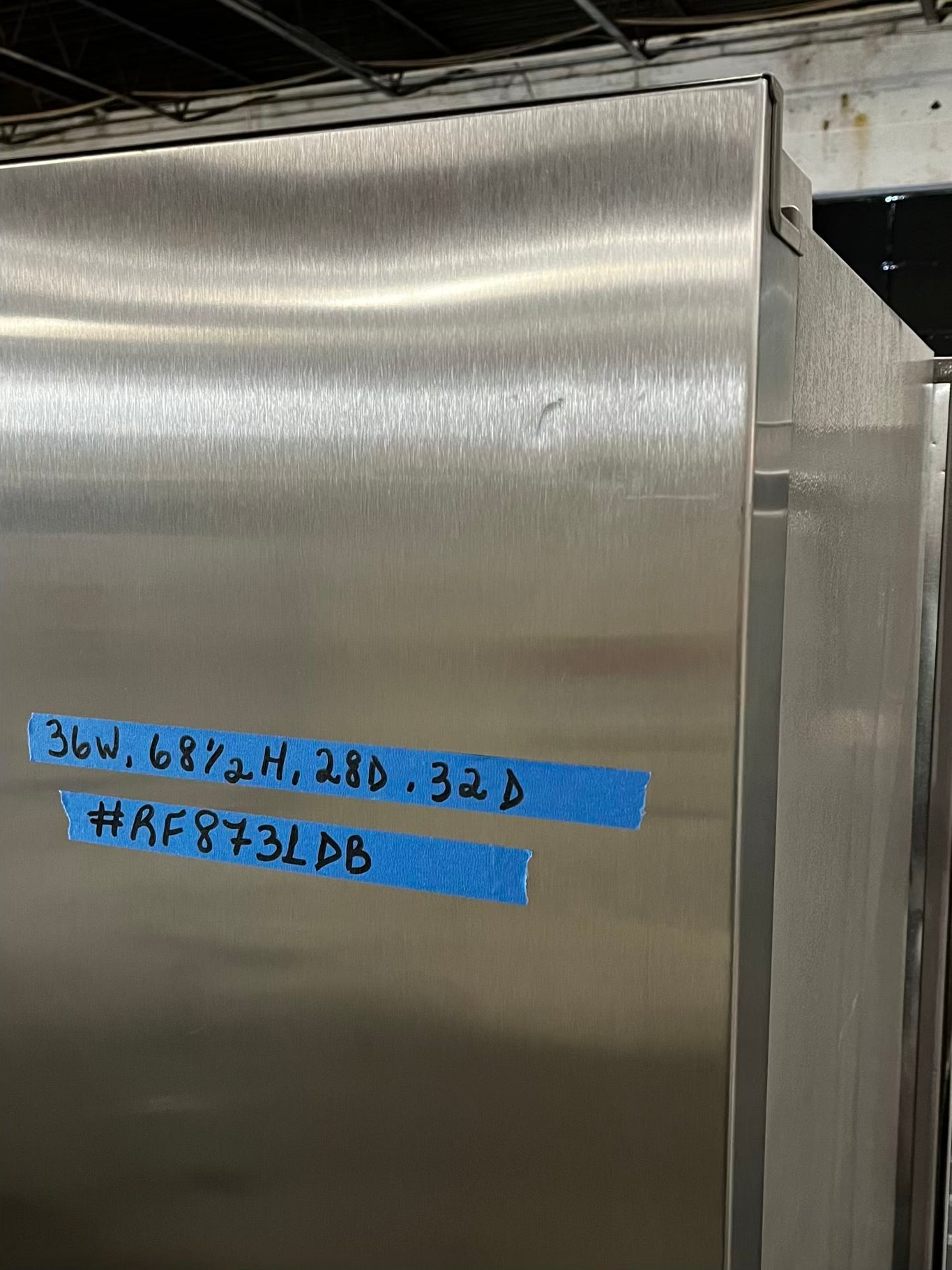 ~ Open Box 📦 | scratch & dent Frigidaire side x side  refrigerator w/ice water dispenser stainless steel 36" #RF8731DB