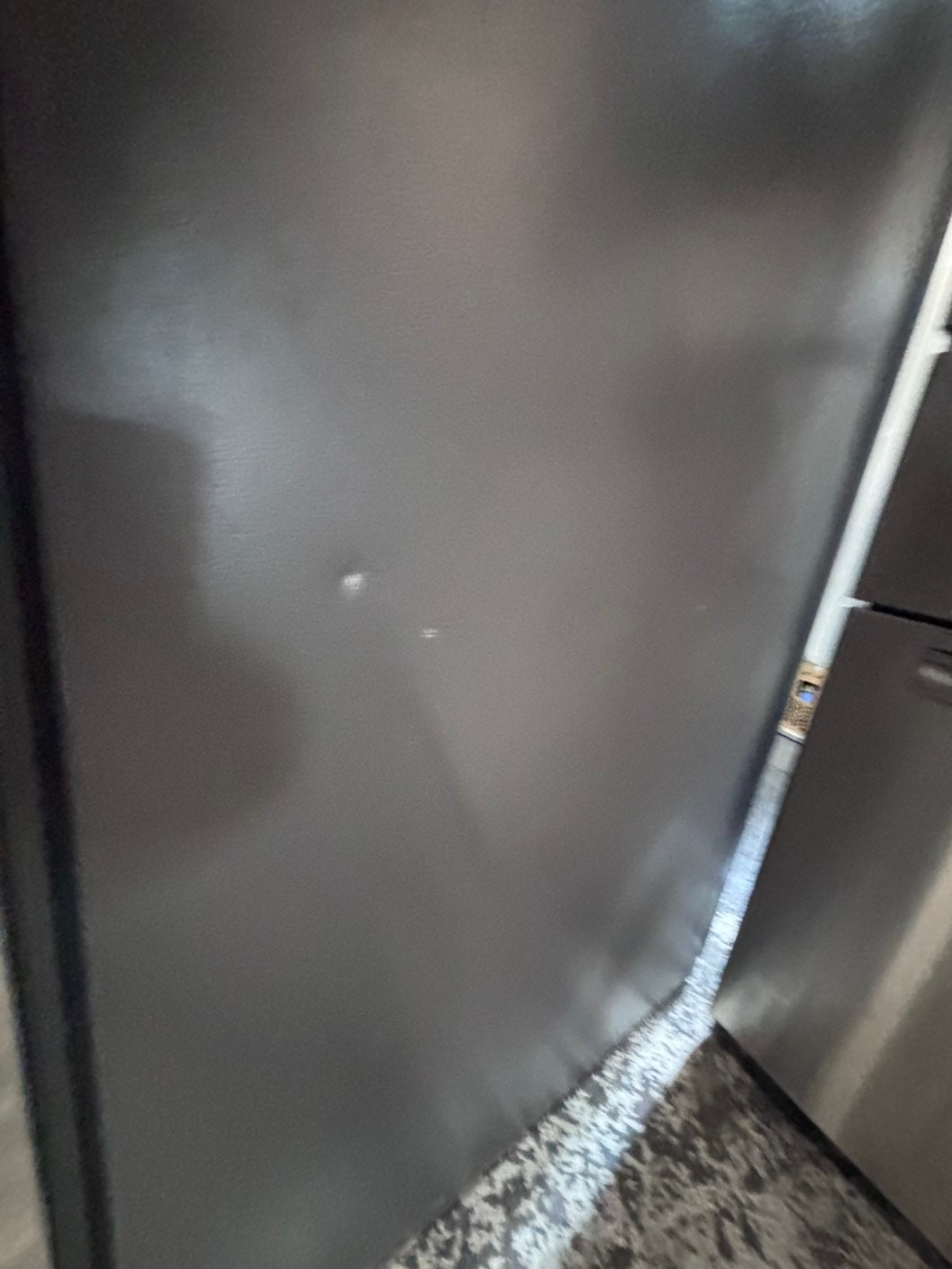 >*36” x 69h GE side by side Refrigerator and freezer stainless steel w/ice water dispenser 36” #AR29A3B
