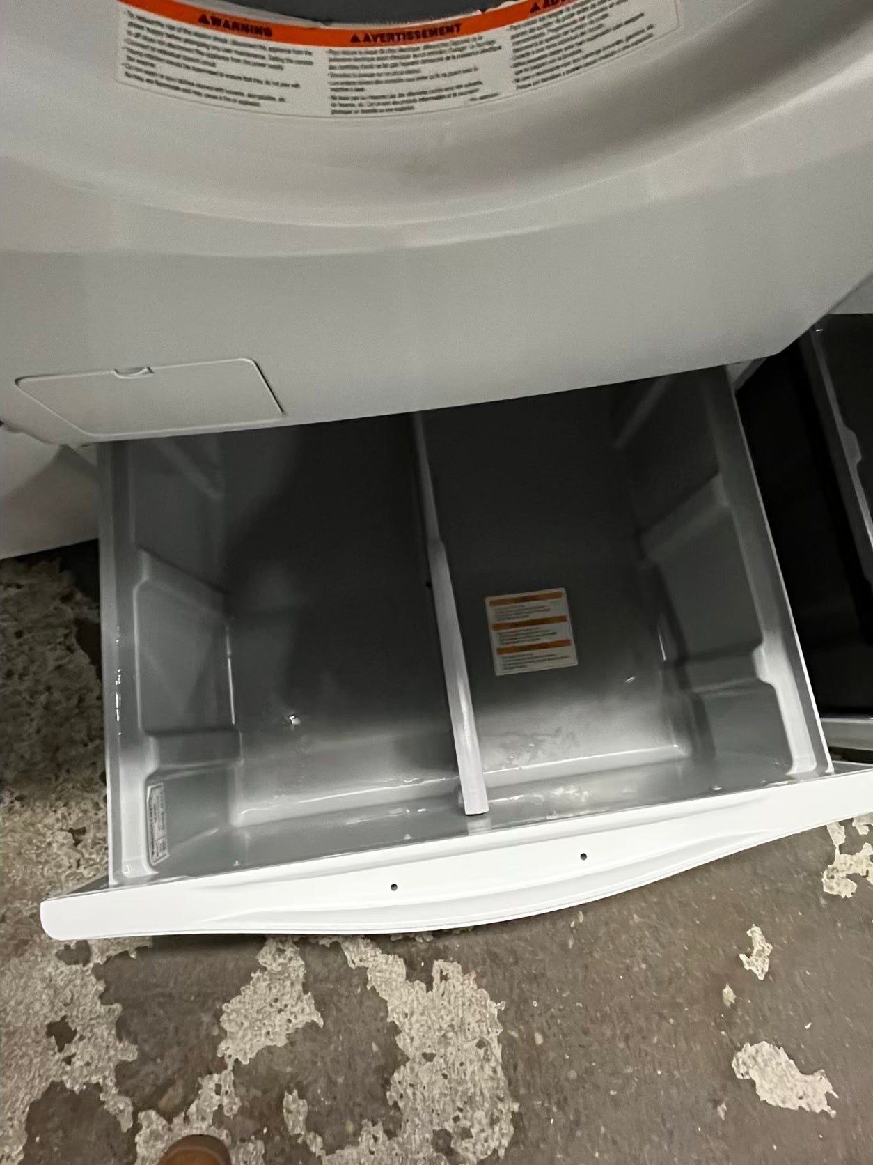 🎄Holiday Sale 🎁LG front load washer & dryer set GAS large capacity with pedestals stainless steel drum - in white 27” #WD85399B