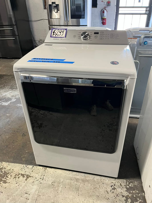 - Maytag electric dryer 220v large capacity in white #ED893CB
