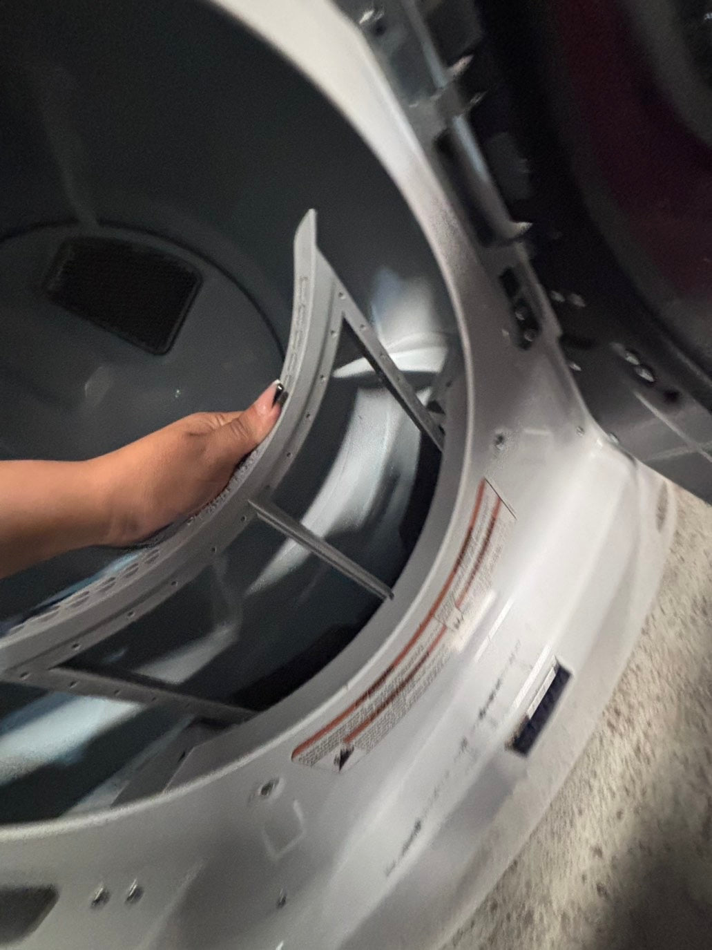 >*maytag sensor Dry front load stackable electric 220v dryer in white  color used-refurbished 27" #DMEY19B
