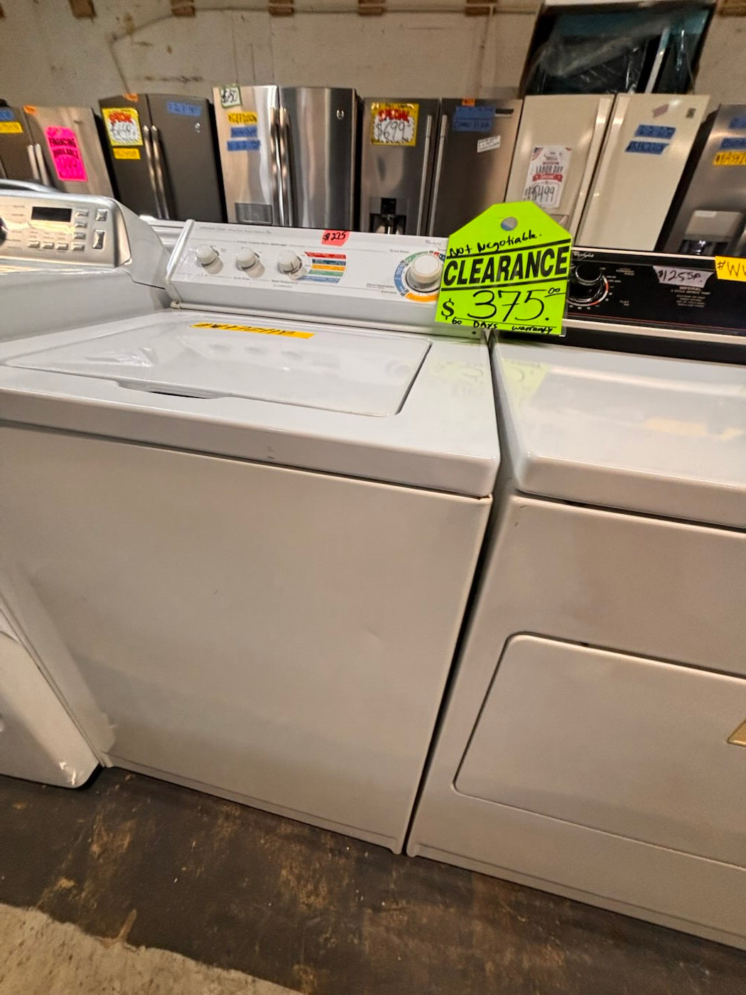 }}ON SALE🔥🔥🔥🎈🎈whirlpool top load washer with removable agitator large capacity & electric dryer 220v  set top load side by side used,refurbished working 💯 with warranty  #TSW894YB