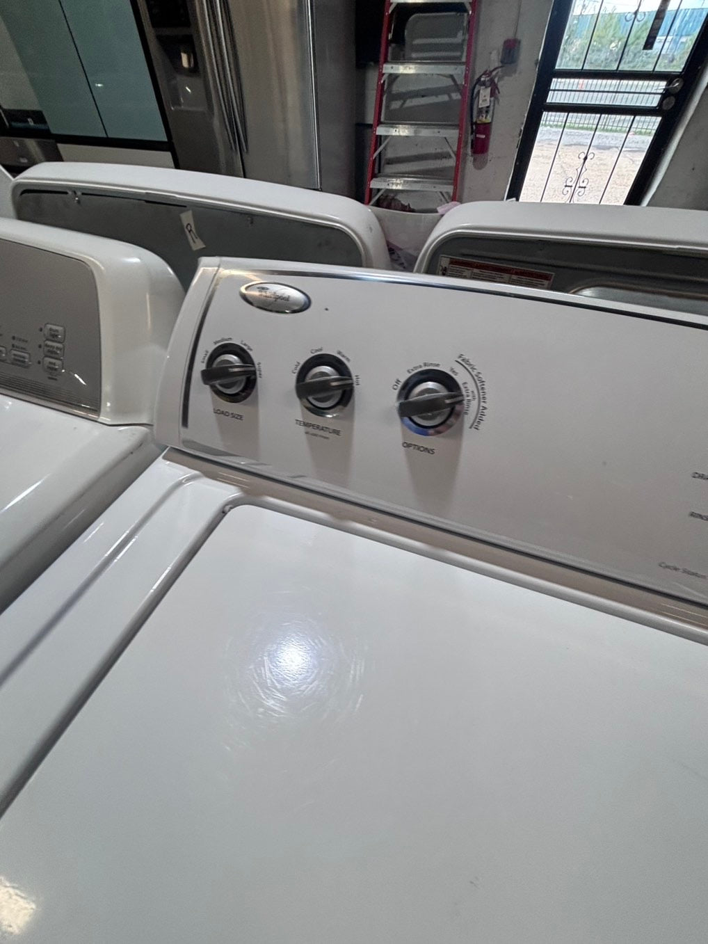 } whirlpool top load washer  & electric dryer 220v  set top load side by side #WST78TB