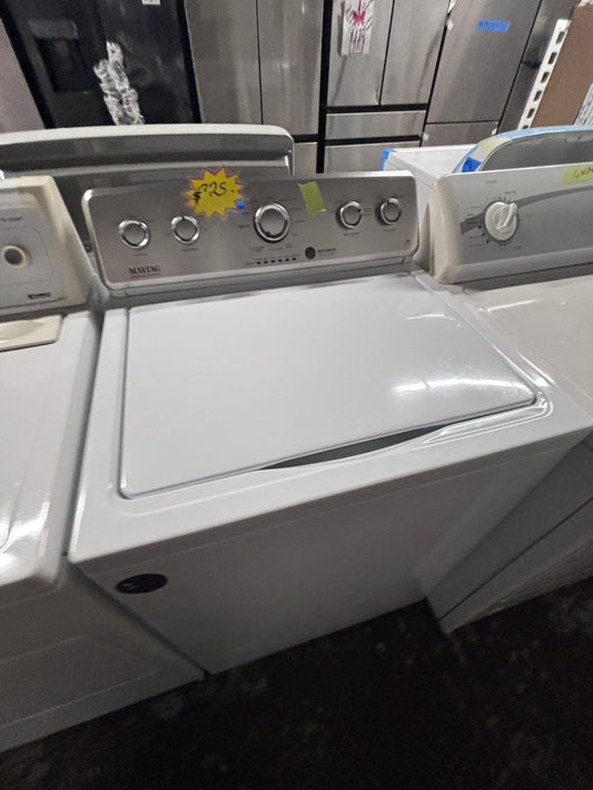 >maytag Top load washing machine w agitator 27" used-Refurbished #WP55B