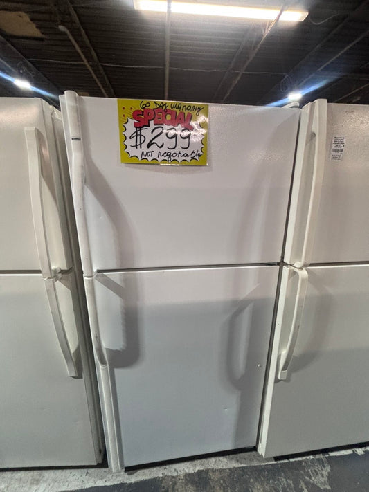 >>sale🎈kenmore 30”18cu.ft -top freezer refrigerator white  color              -used refurbished 30” #FK1FW6B