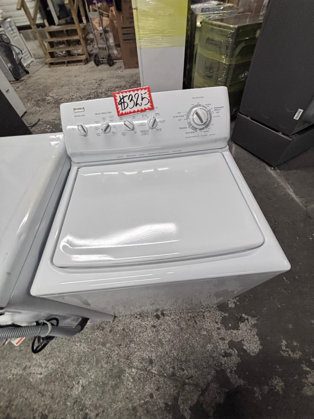 }🎈kenmore heavy duty Top load washing machine w agitator 27" in good condition,used-Refurbished #TK1137B
