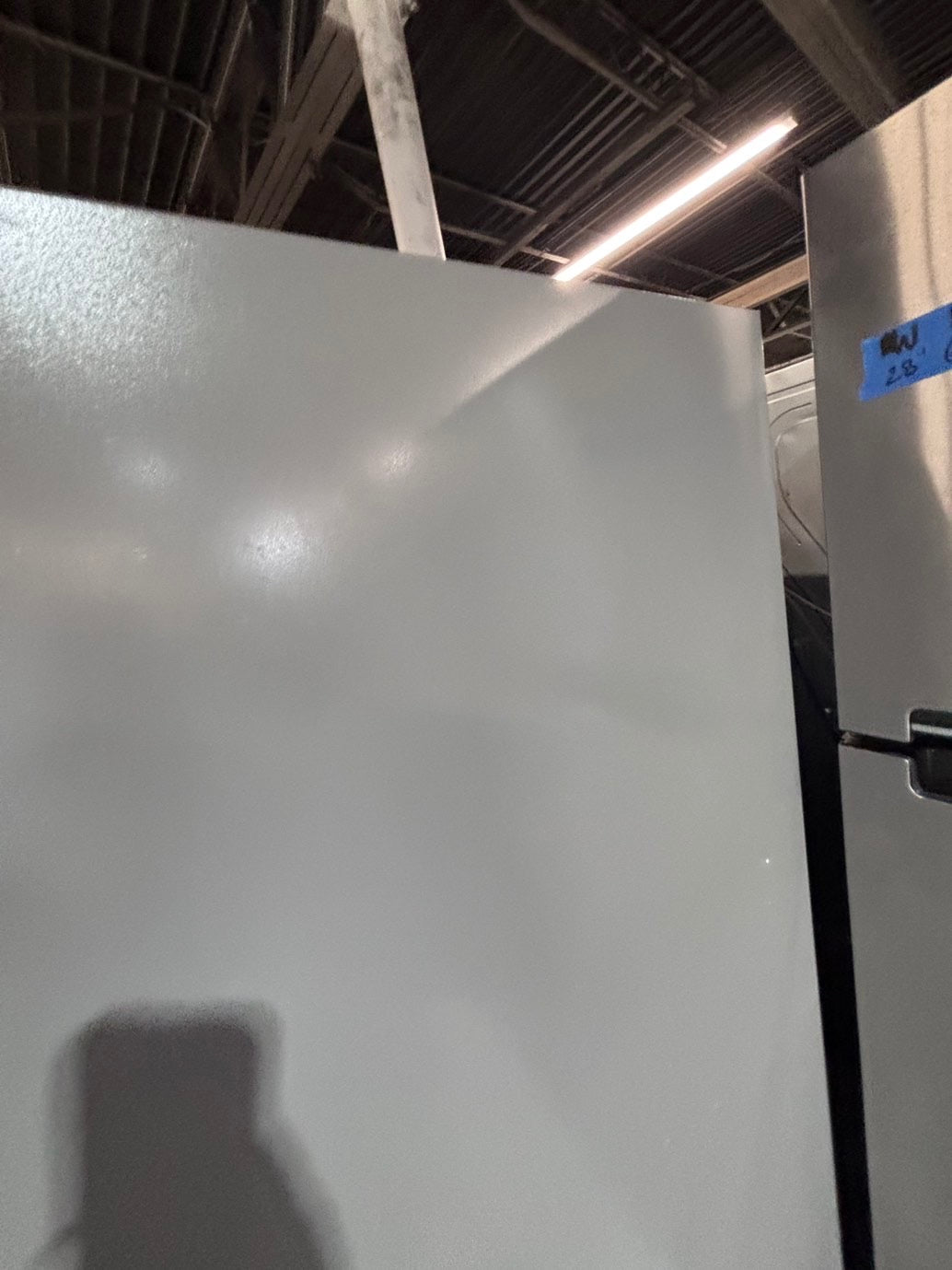 >*Whirlpool top freezer refrigerator stainless steel used-refurbished 30" #RFC769B