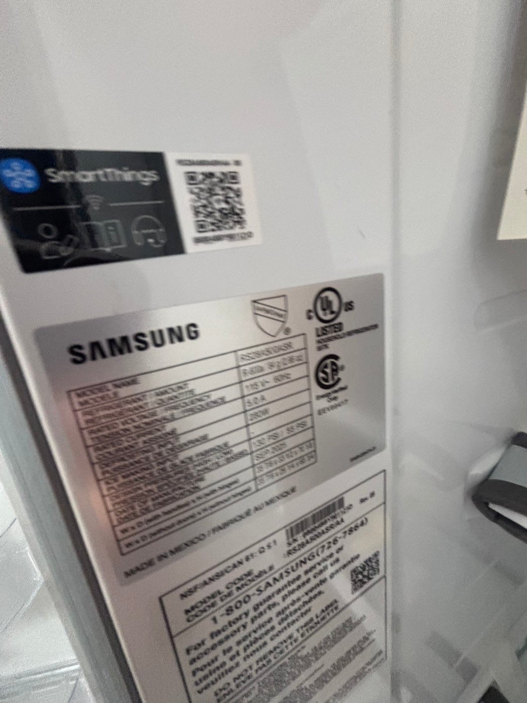 >🥳📣special combo 3pc. Open box 📦 New S/d samsung 36” side by side Door fridge, gas stove 30” in & Microwave oven the range stainless steel all same brand        #RFM3SDL