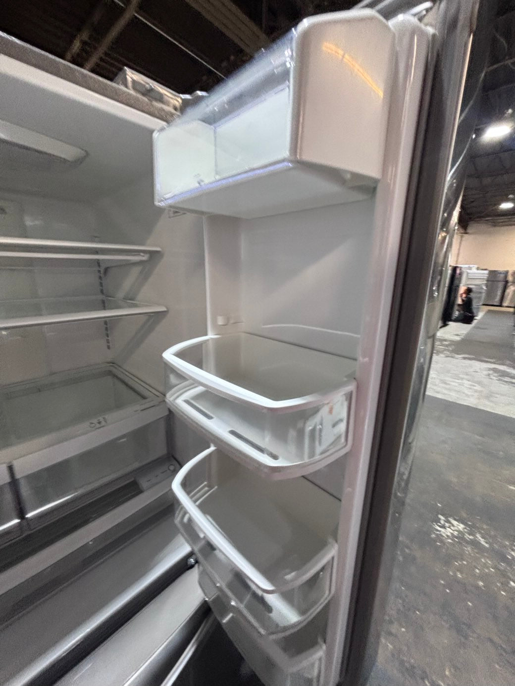 } Kenmore 33” x 68.1/2 h wide doors French door Refrigerator  w/ ice water dispenser inside #FDK33H38B