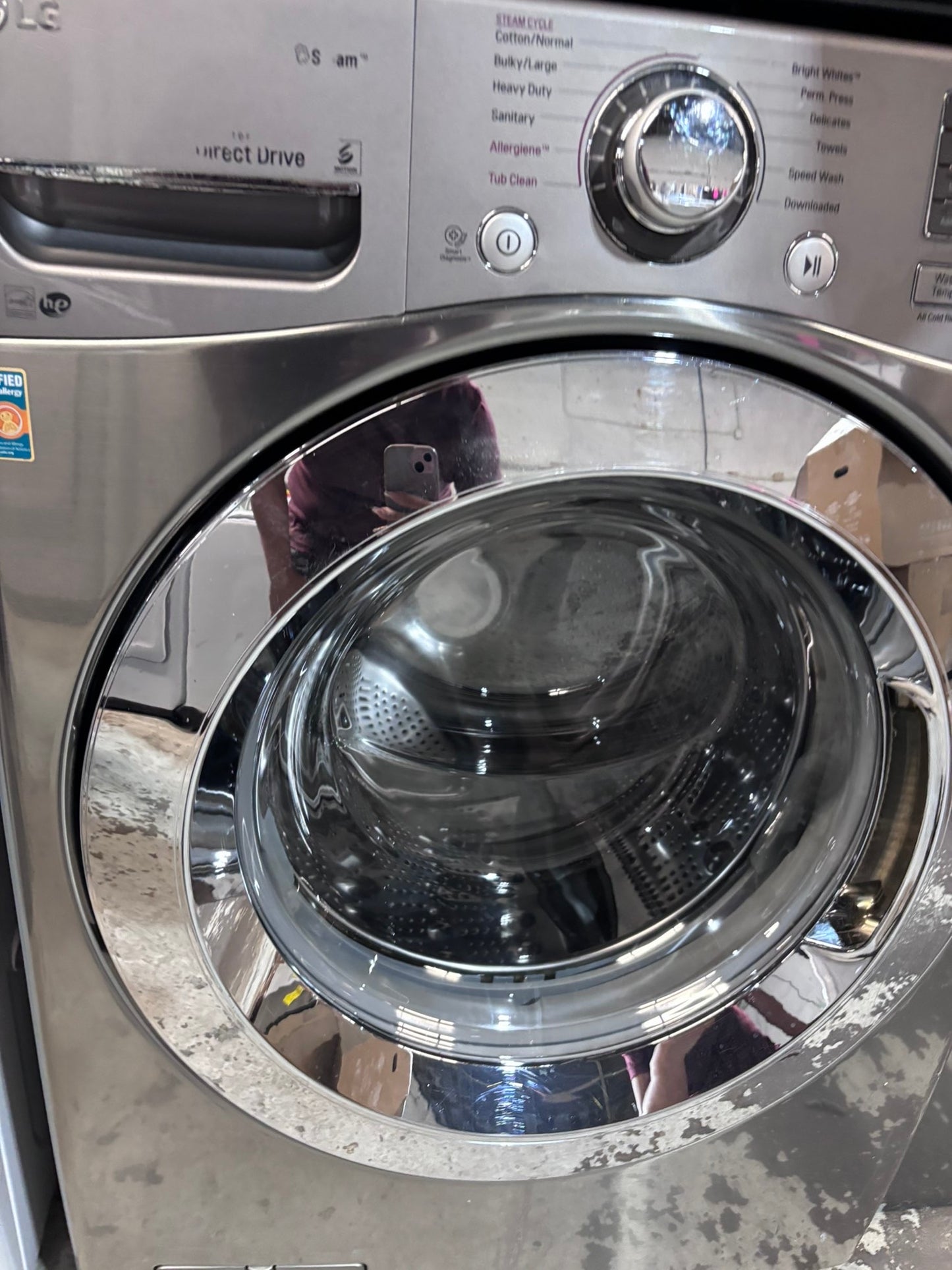 >*early July 4th special 🇺🇸LG washer & dryer set electric 220v front load stackable or side by side - sensor dry in gray  #WEDS22BSET