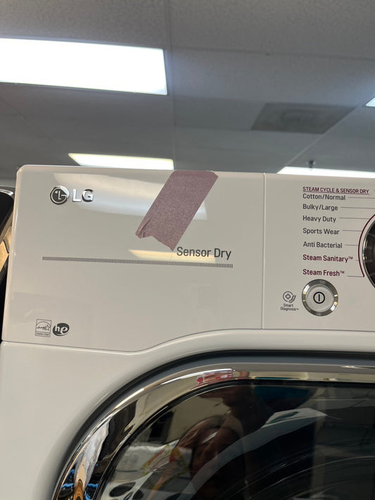 Lg Electric 220v  and front load washer set white  stackable 30" wide  in Refurbished #ML203L