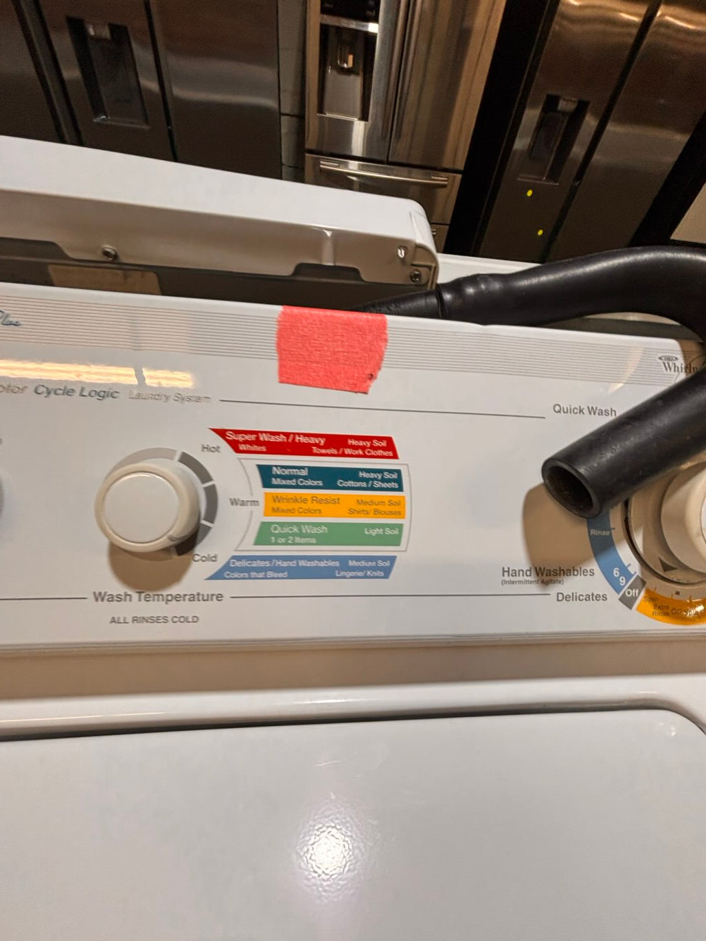 } sale🔥🔥whirlpool Top load washing machine w agitator 27" in good condition,working 💯 with warranty ! used-Refurbished #TW724TB