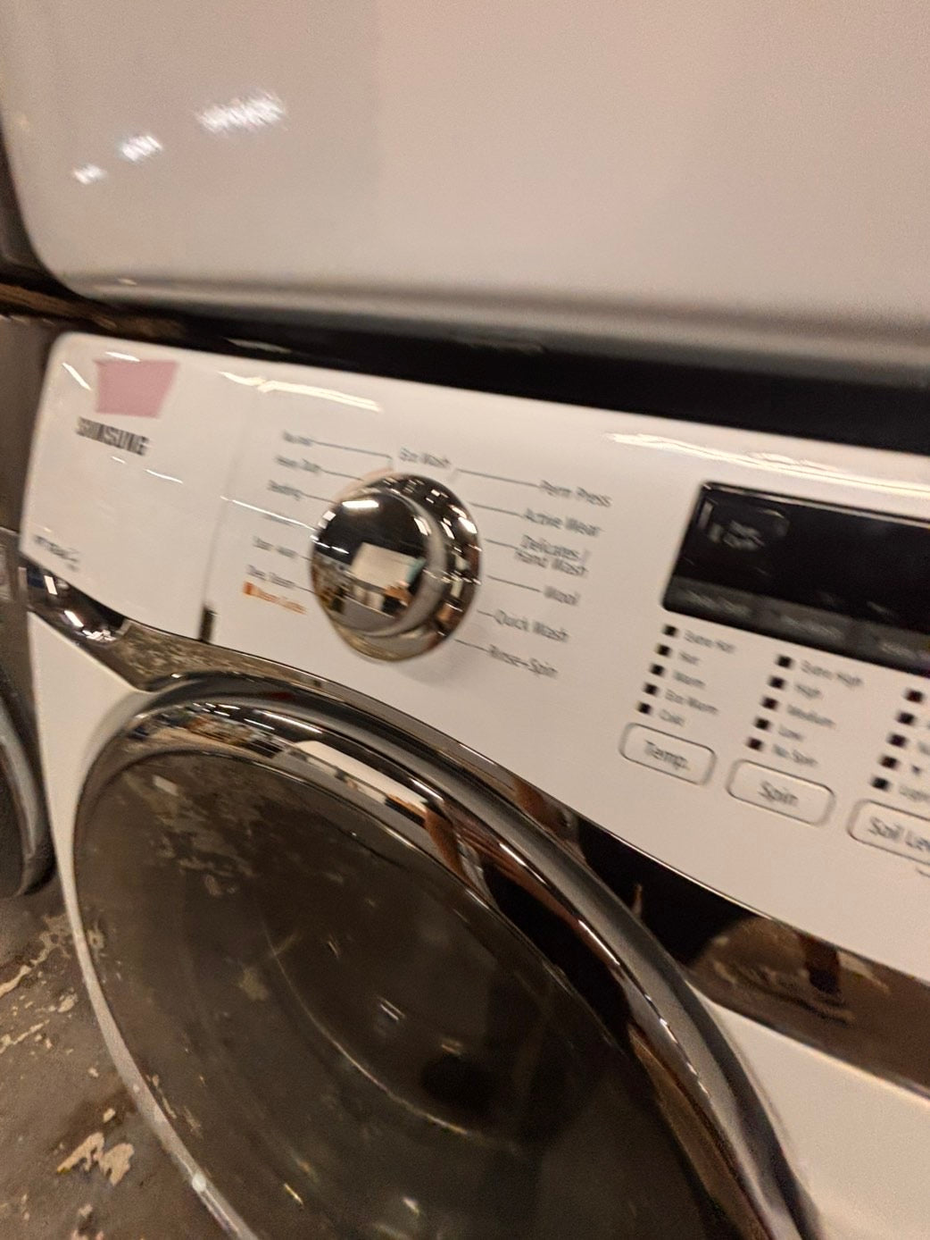SALE🔥SAMSUNG front load washer large capacity & dryer set electric 220v front load stackable or side by side - in white #WS3RTSET