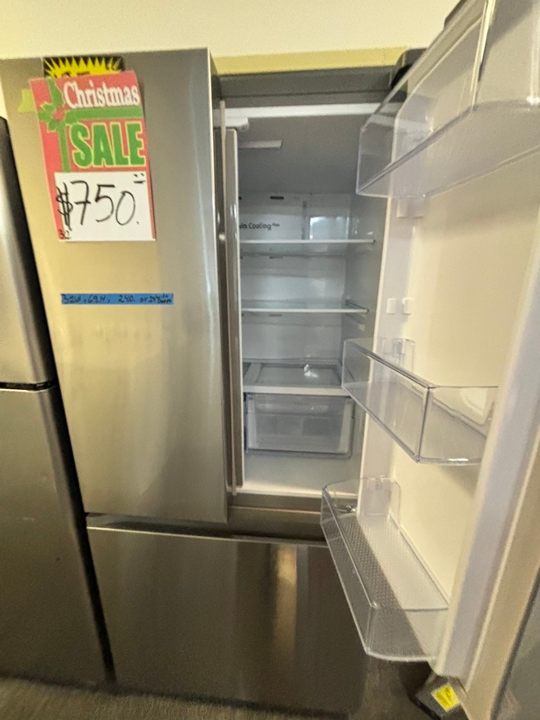 *🎄Holiday Sale 🎁Used | Refurbished-Samsung  32”  French door refrigerator counter depth slate *with maker inside - stock number #RF11C3L