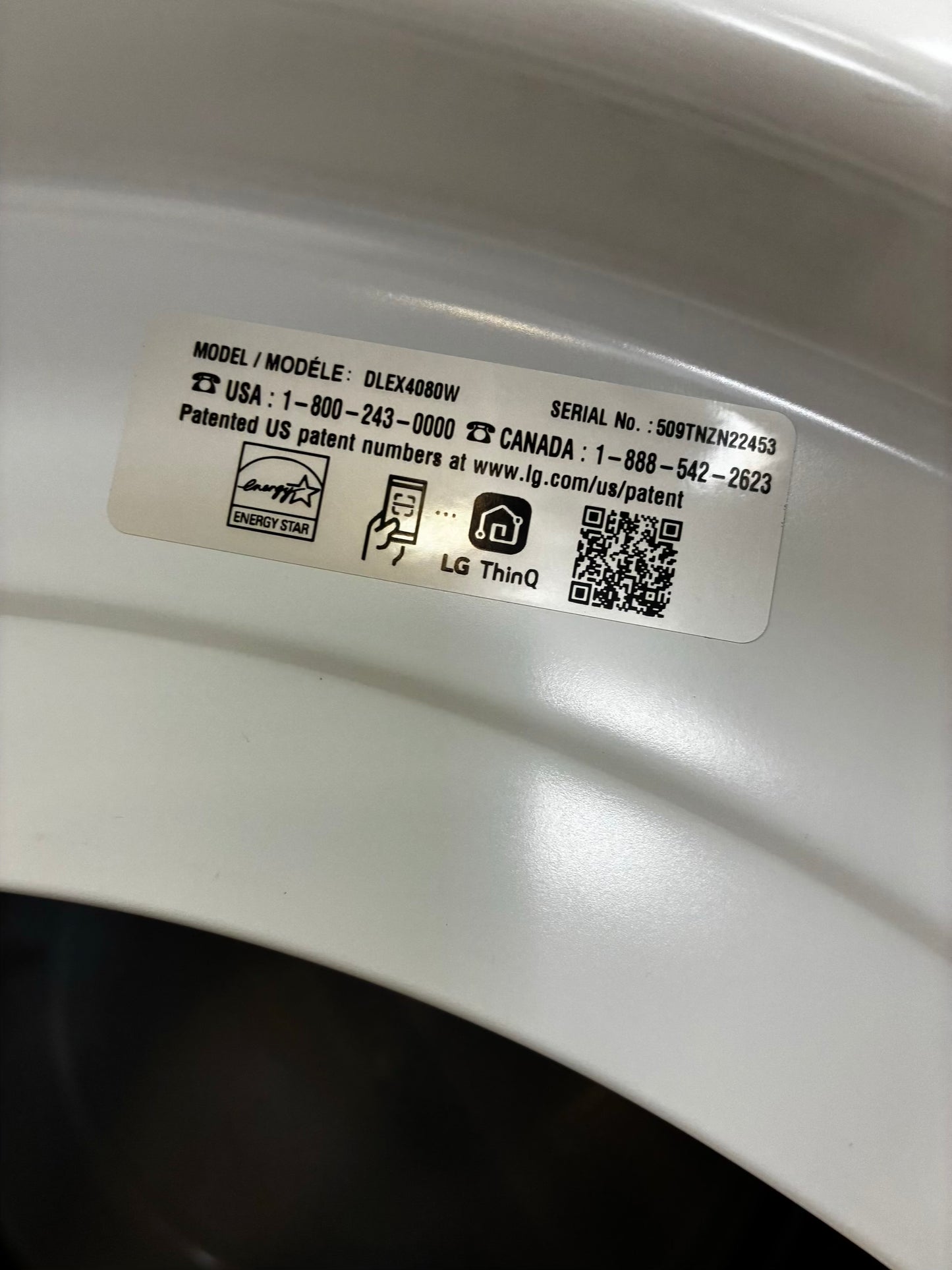 LG new Open Box 📦 Scratch & dent mix & match 4.5 cu. ft.  Large Capacity Front Load Washer -& 7.4 cu. ft. Large Capacity Front Load Electric Dryer - White mix & match Set / stock number #WDE774A3