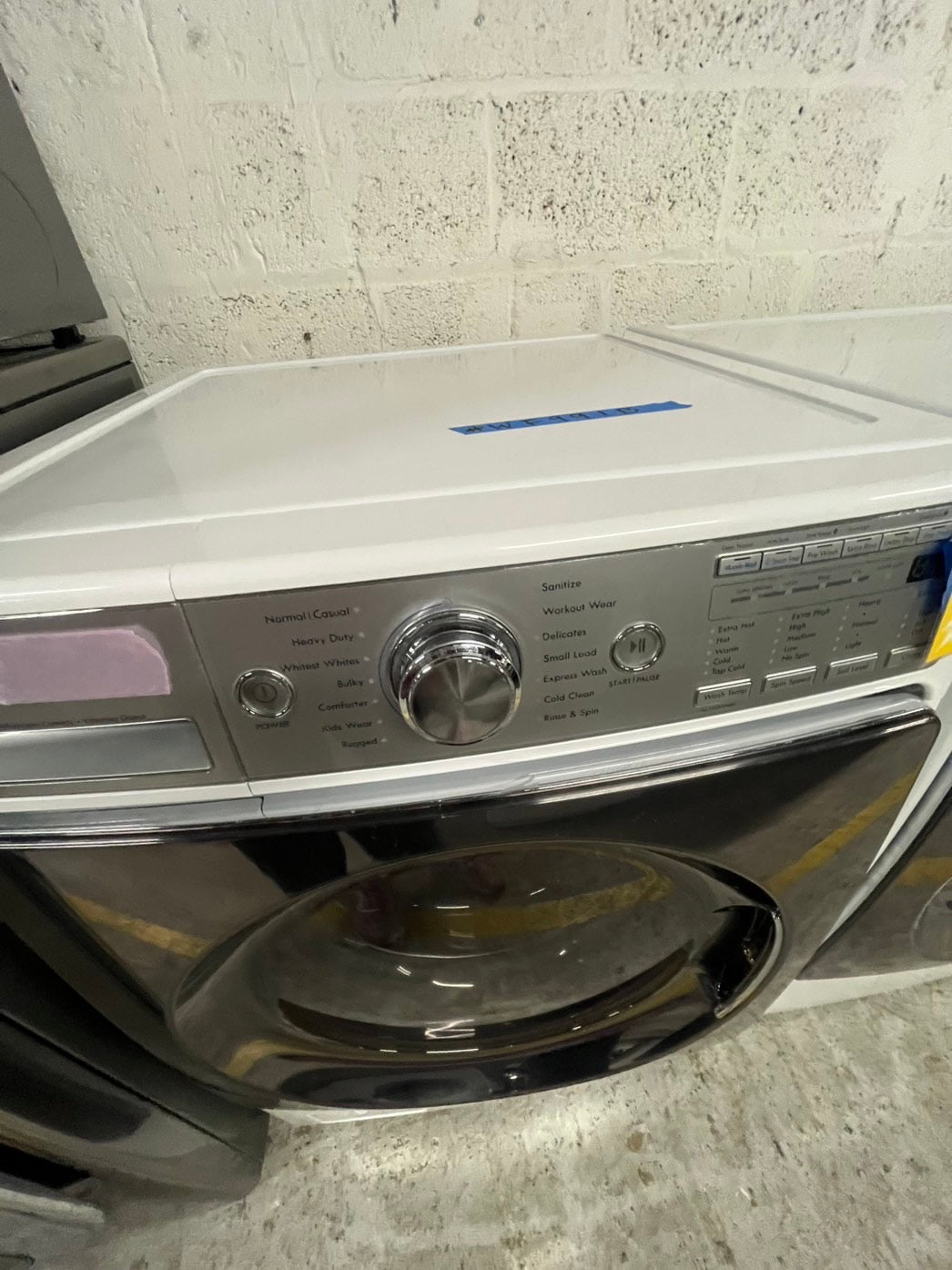 KENMORE front load washer and electric dryer set  stackable or side by side in white refurbished #KMFH23BB