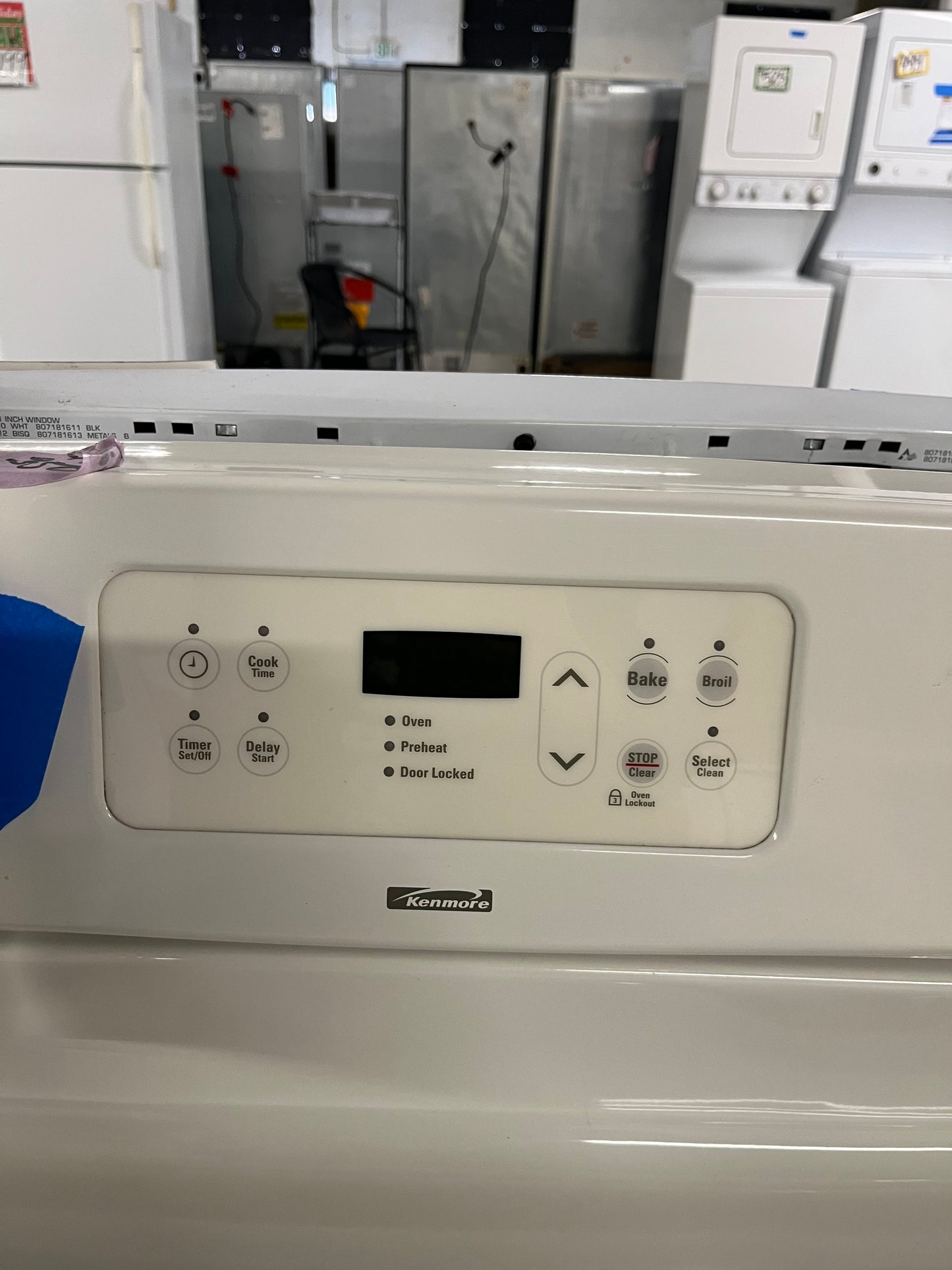 🎁🎄Holiday Sale‼️ kenmore white off  electric coil top electric range coil 220v 4 burner Refurbished in bake Broil self clean 30" #ERCC42B