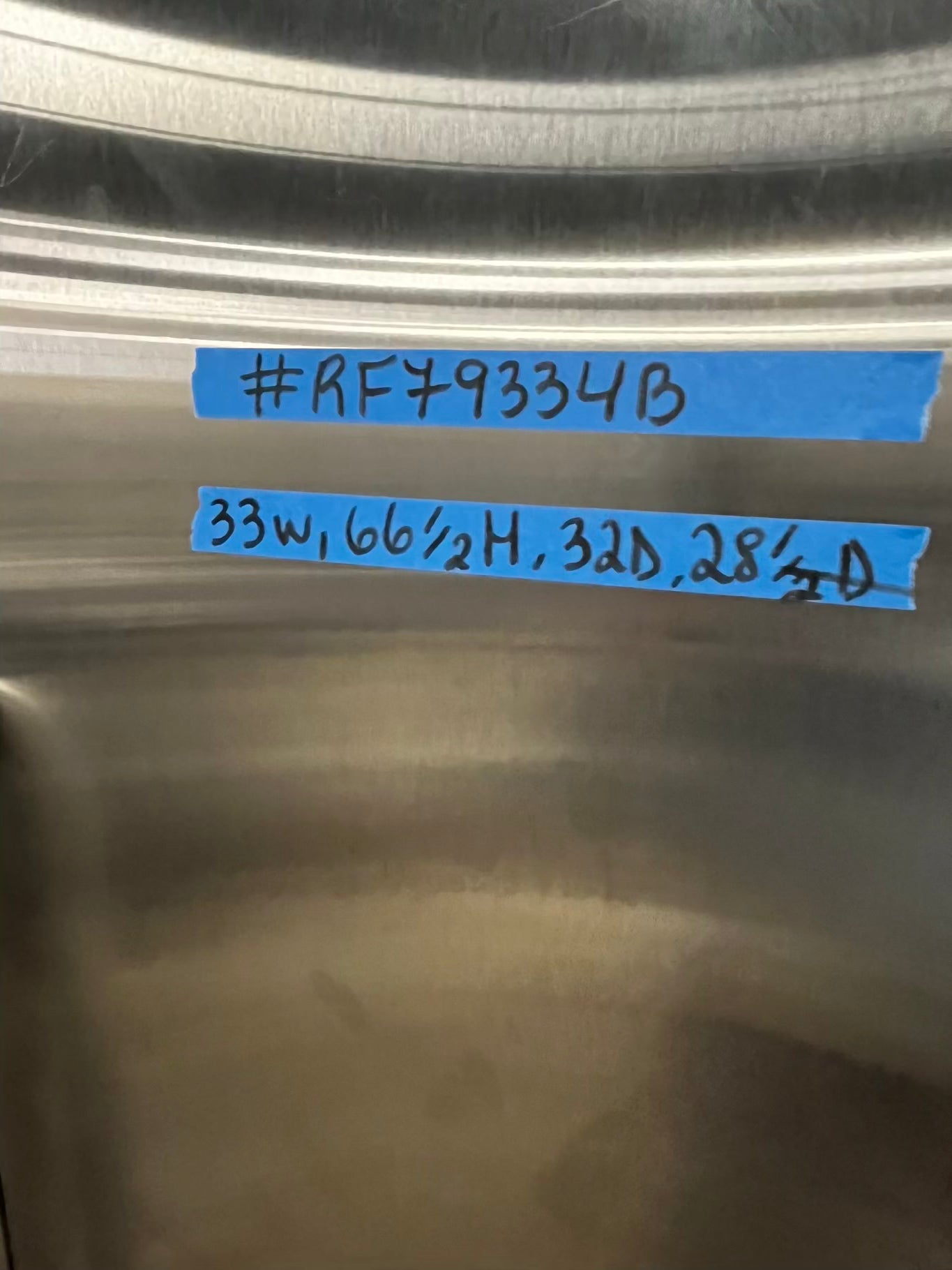 * 🎉 Black Friday ⚡️ GE side by side Refrigerator stainless steel w/ice water dispenser 33” #RF79334B