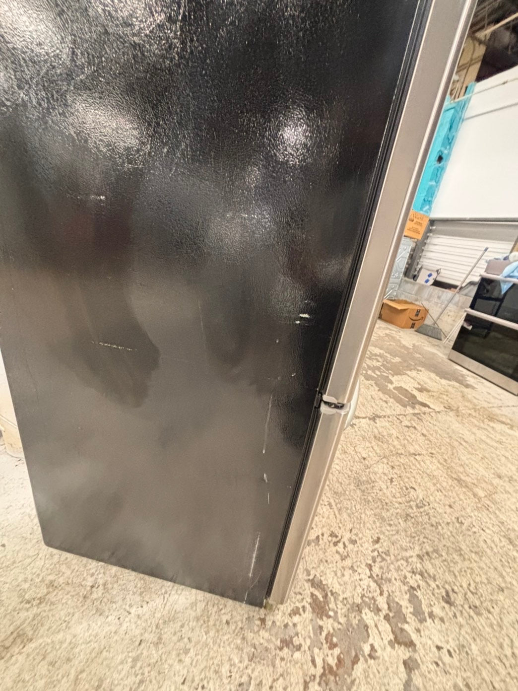 >sale🎈GE 30” bottom freezer fridge stainless steel with iced maker inside used -refurbished 30” #G5ZK21B