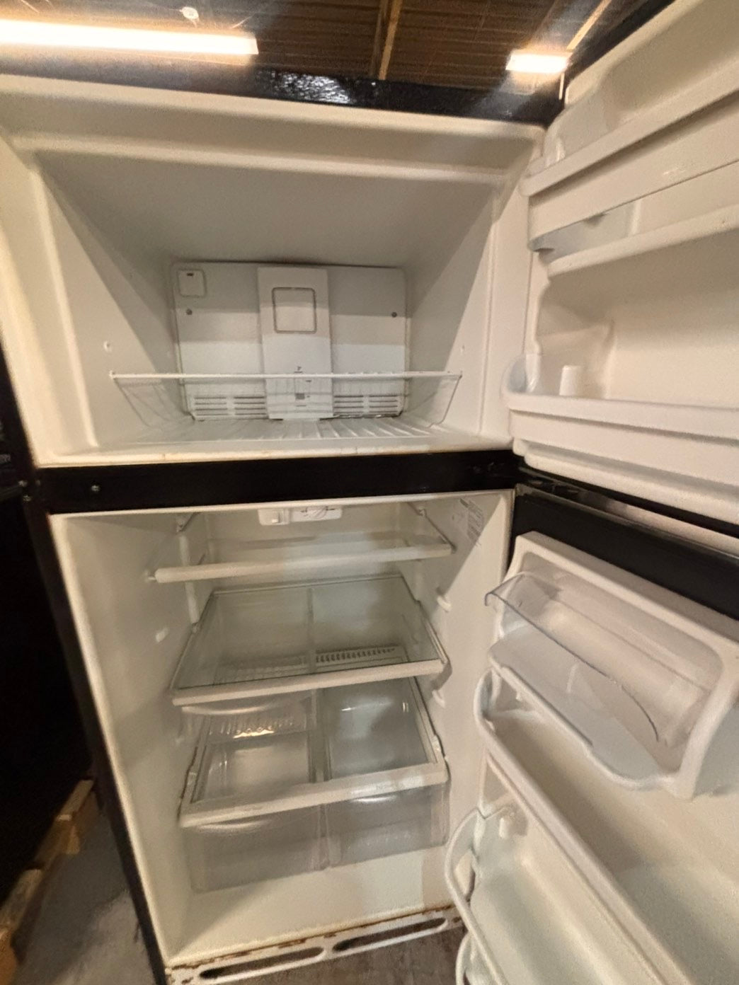 >*SALE🔥🔥frigidaire 30”18cu.ft -top freezer refrigerator working 💯 stainless steel color -used refurbished 30”  #TB4RYCB
