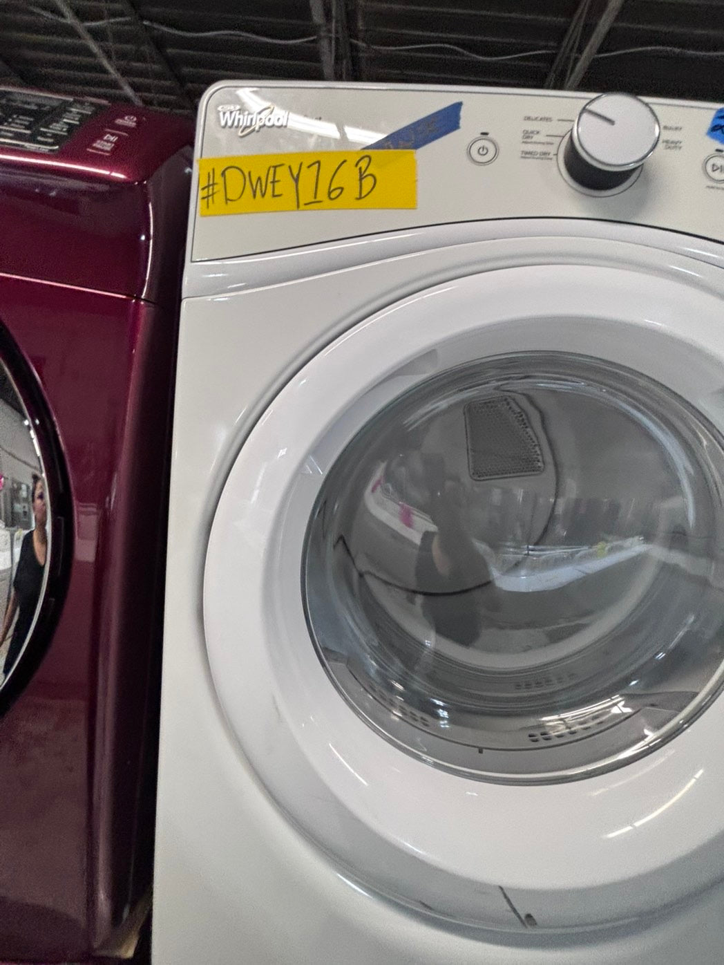 >*special 🔥mix & match whirlpool set electric 220v front load stackable or side by side - sensor dry in white color #WFSW1SET