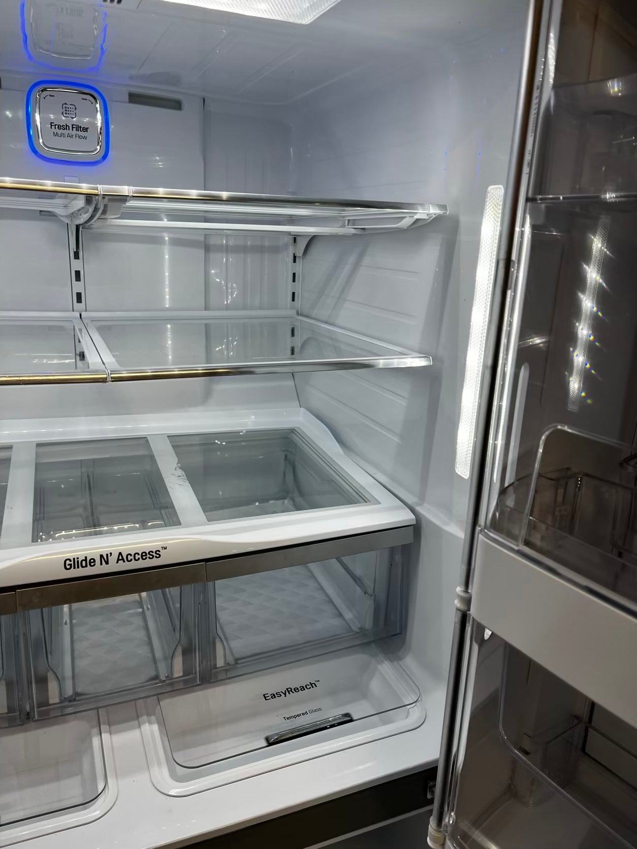 🎄Holiday Sale 🎁Used | Refurbished LG 36” French door refrigerator stainless steel *NO ice maker or water dispenser r- stock number #RF222941B