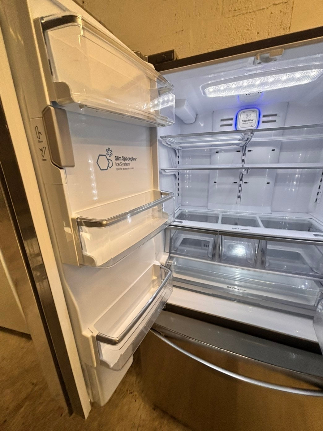 >LG French door Refrigerator counter depth stainless steel w/ ice water dispenser 36" #RTWT24B