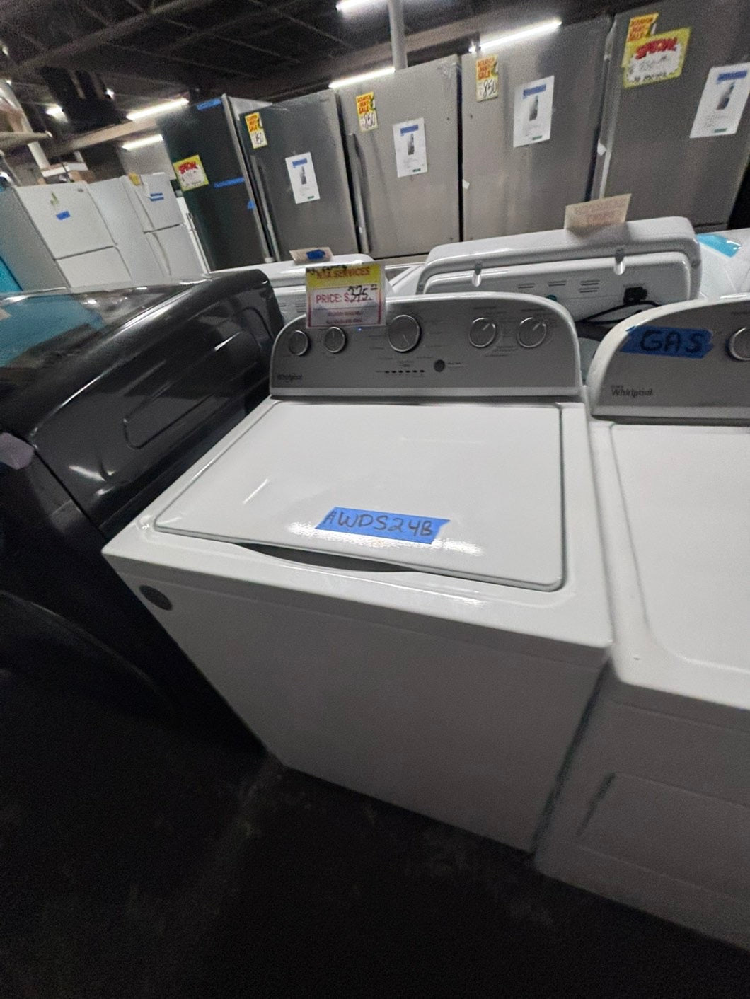 >on sale 💥Whirlpool gas top load regular dryer side x side large capacity #GDG34JB