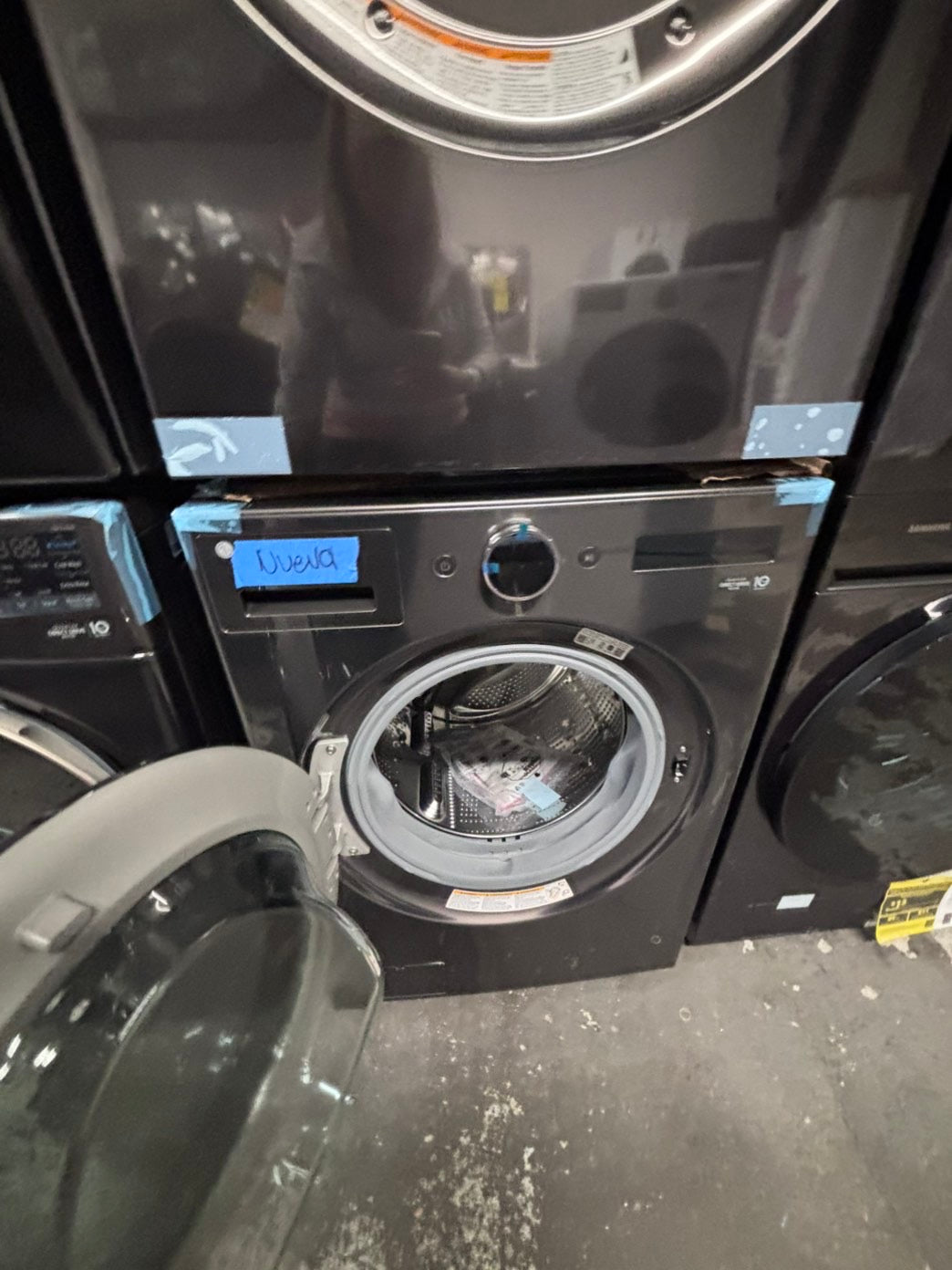 >>LG 6700 Series Black Steel Front Load Washer & Electric Dryer Package includes LG 5.0 Cu. Ft. Black Steel Front Load Washer and LG 7.4 Cu. Ft. Black Steel Front Load Electric Dryer #WD67001CB