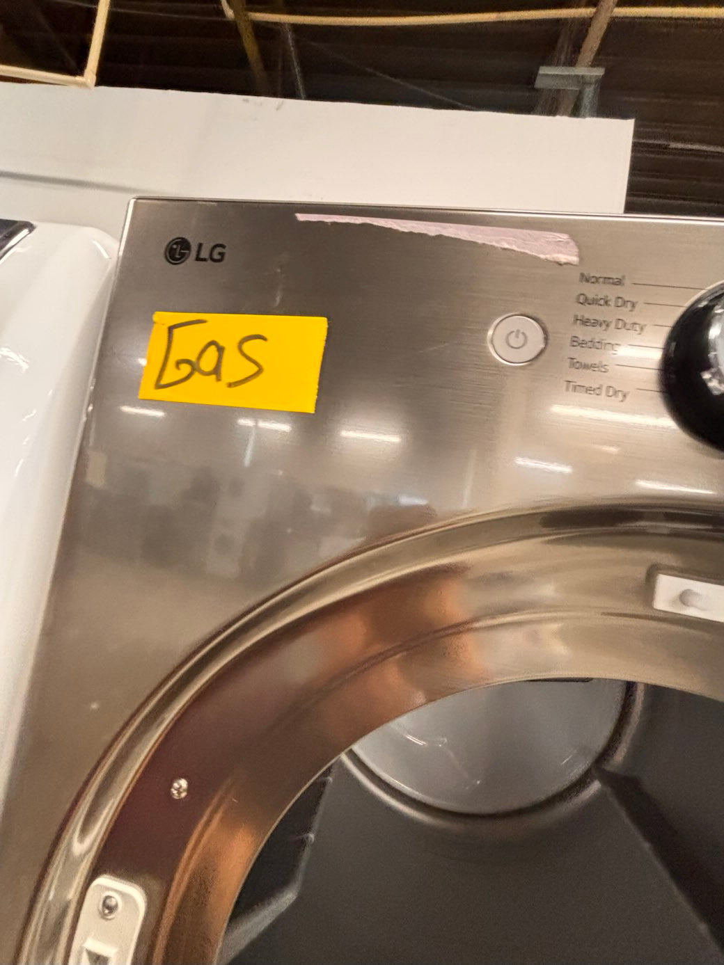 }}Open Box 📦 scratch & dent - LG GAS dryer large capacity in gray color  #GDLG94AB