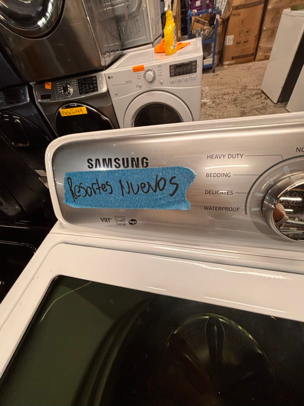 } }Samsung 27” white color Top load washer  Large capacity stainless steel Drum working 💯  with warranty ! used,refurbished #SAWTGQB