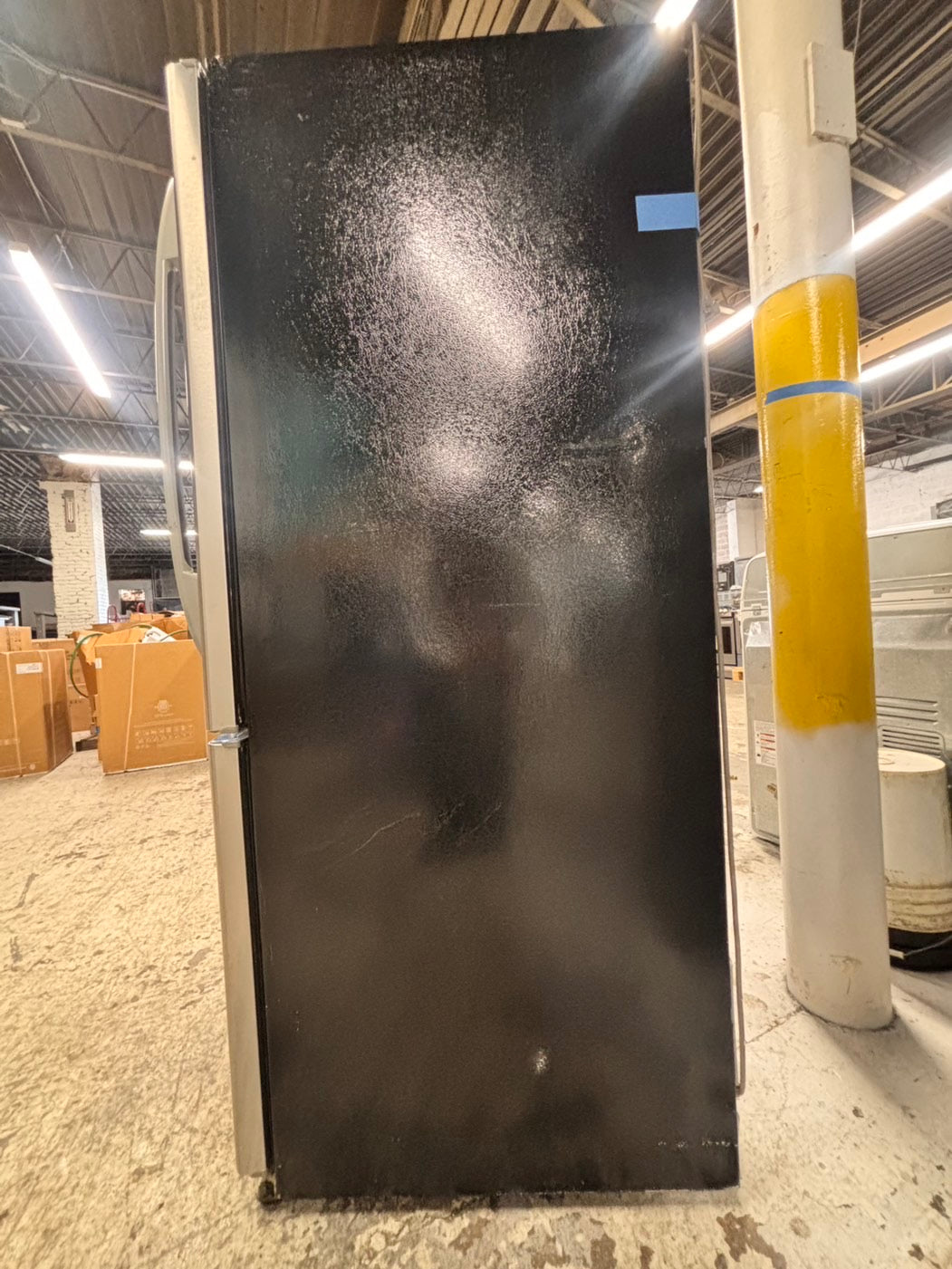 >sale🎈GE 30” bottom freezer fridge stainless steel with iced maker inside used -refurbished 30” #G5ZK21B