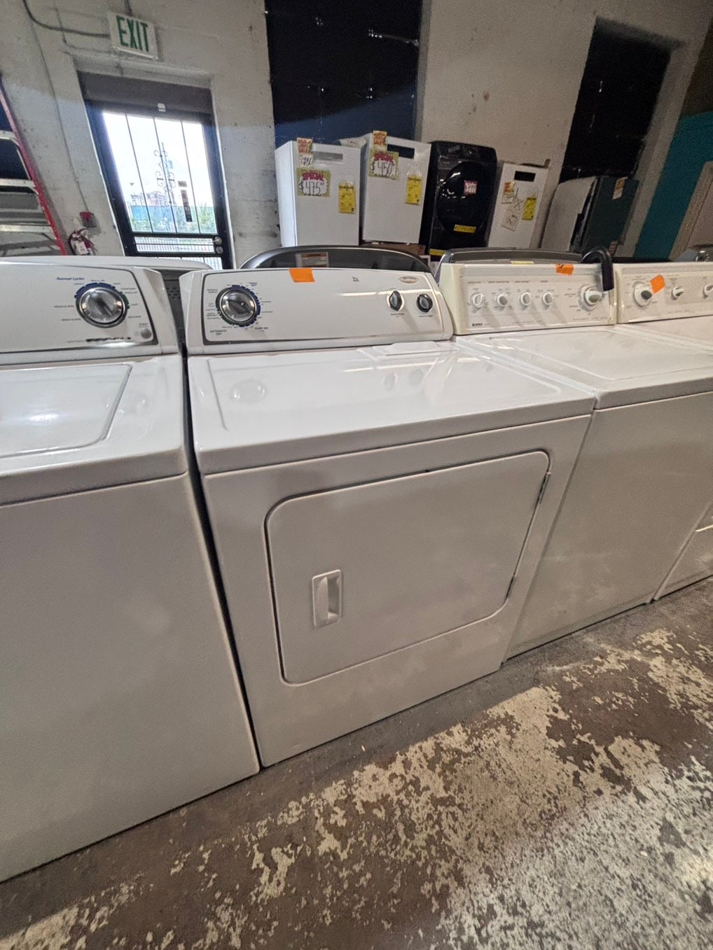 } whirlpool top load washer  & electric dryer 220v  set top load side by side #WST78TB