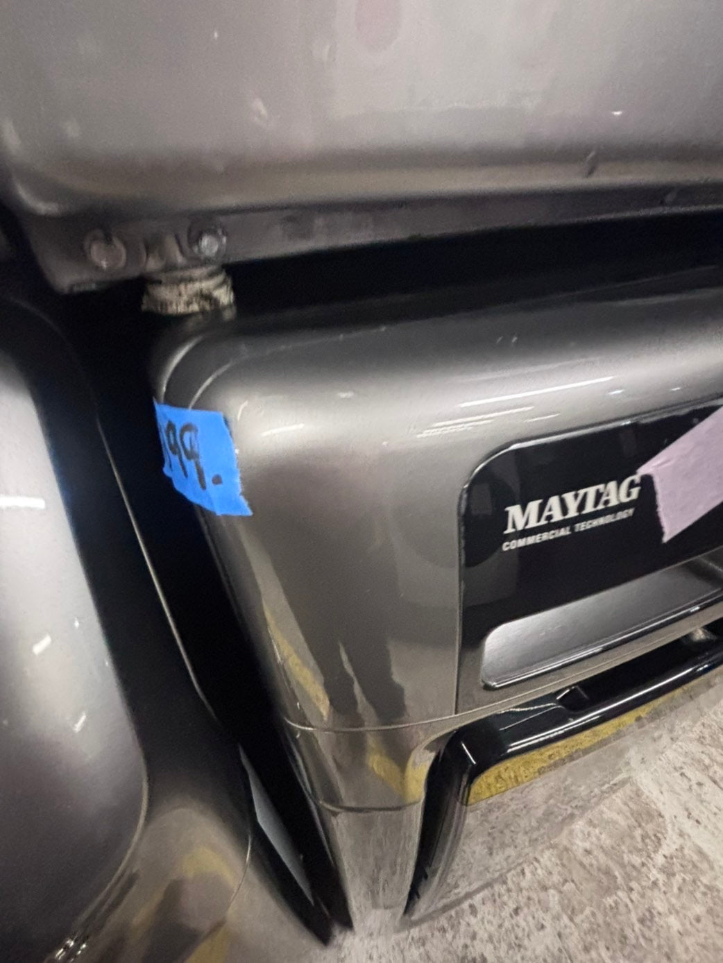 >*maytag white washer 4.5cu. ft. Large capacity, in great condition 27” stackable or side by side  used-refurbished  #FWH846B