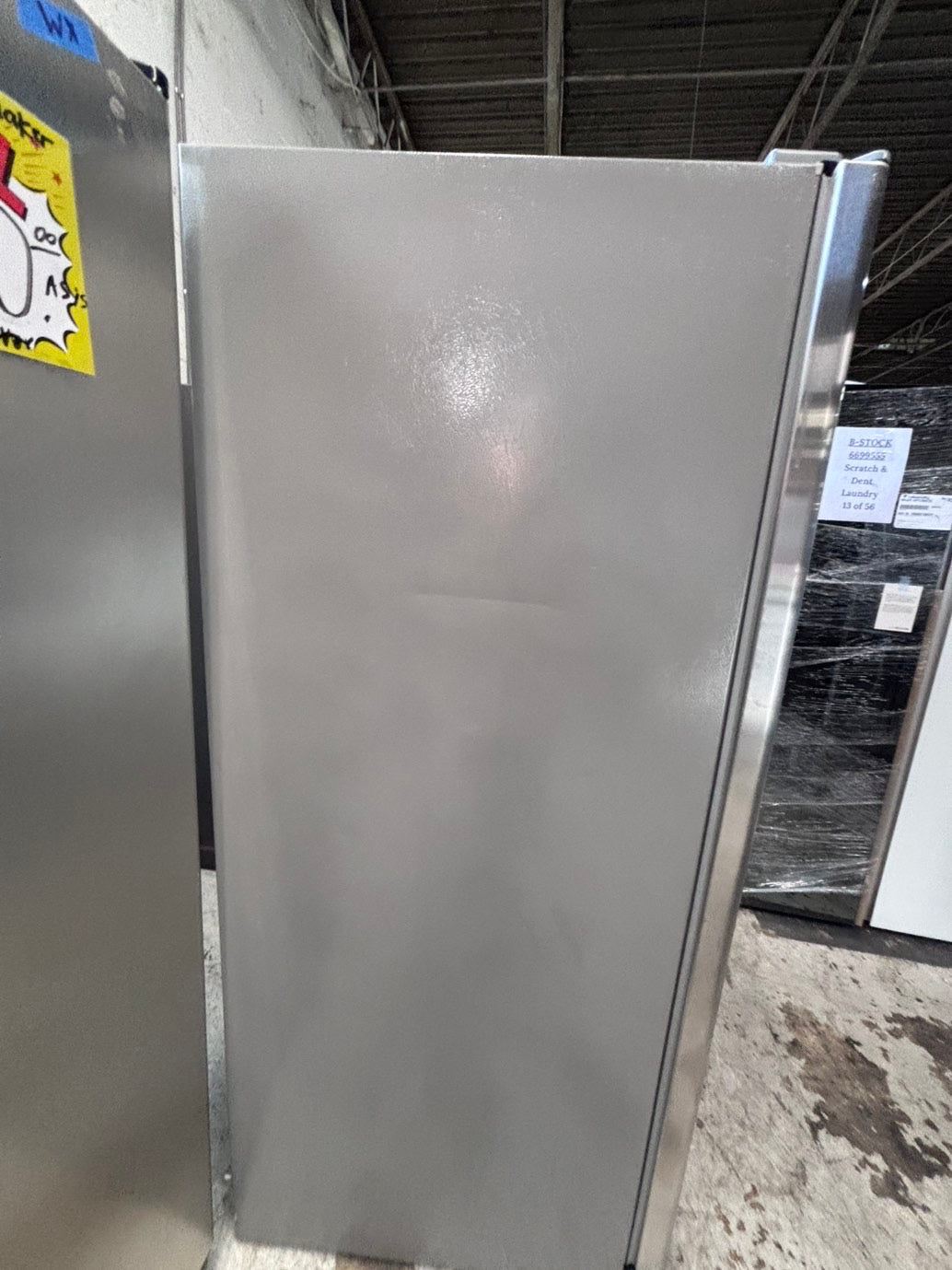 >*36” x 69h GE side by side Refrigerator and freezer stainless steel w/ice water dispenser 36” #SBTT7B
