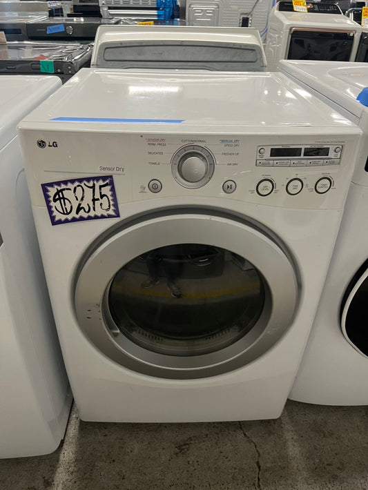 -🔥Black Friday ‼️LG sensor Dry front load stackable electric 220v dryer in white  27" #EDLG44B-TR