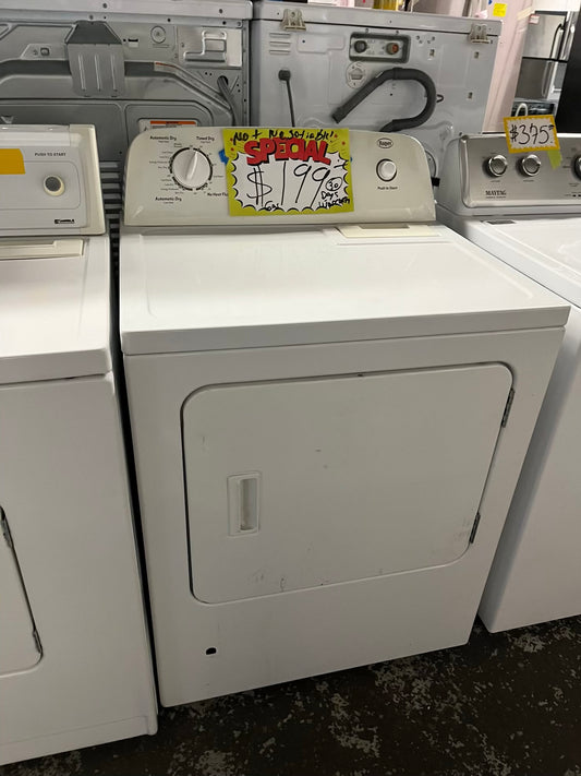Whirlpool gas dryer side x side large capacity #ED065JB
