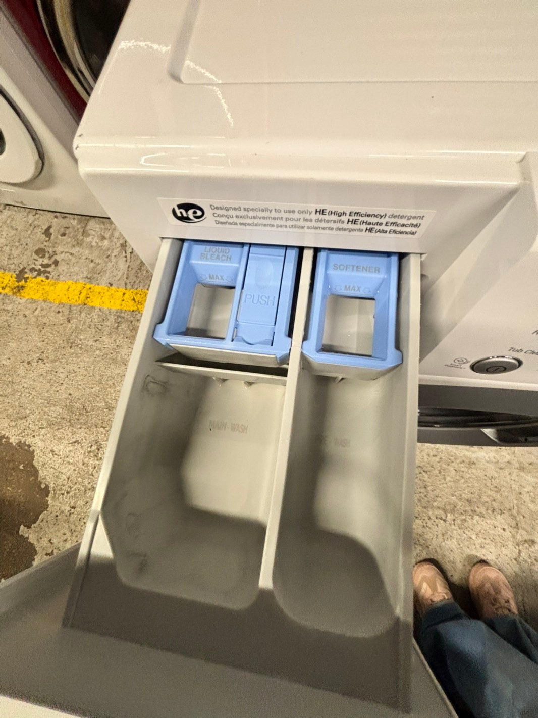 -📢black Friday sale 🦃 LG front load steam washer 4.5cu.ft large capacity stainless steel drum used-refurbished #FWLG15B