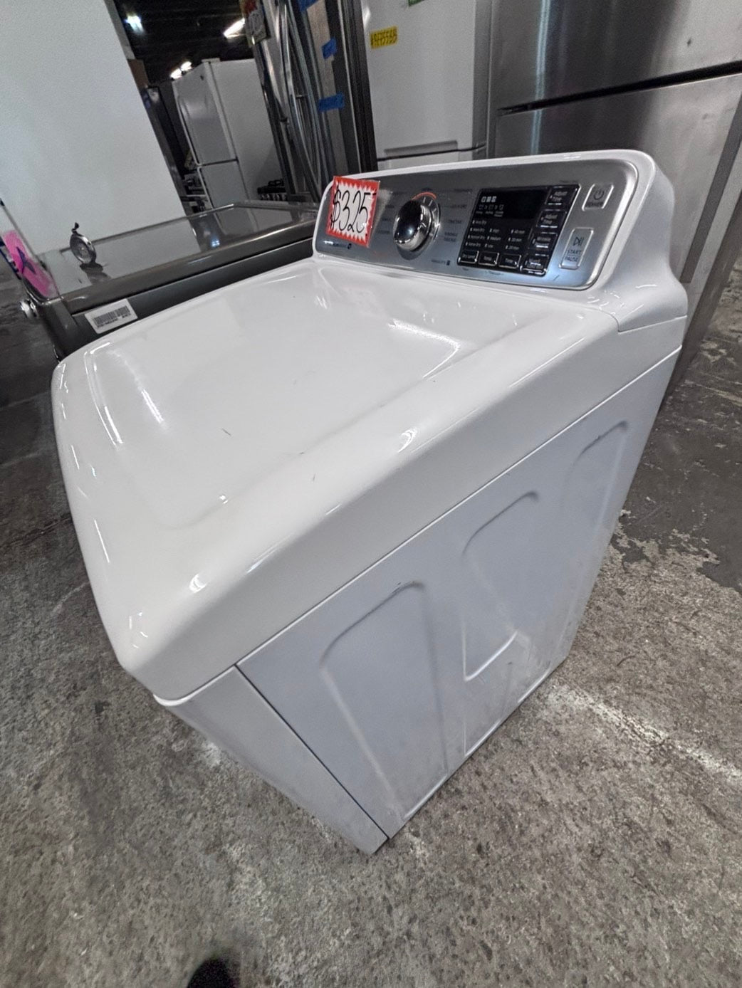 >*Samsung side x side extra large capacity electric 220v dryer   27” used -Refurbished #SSAG65B