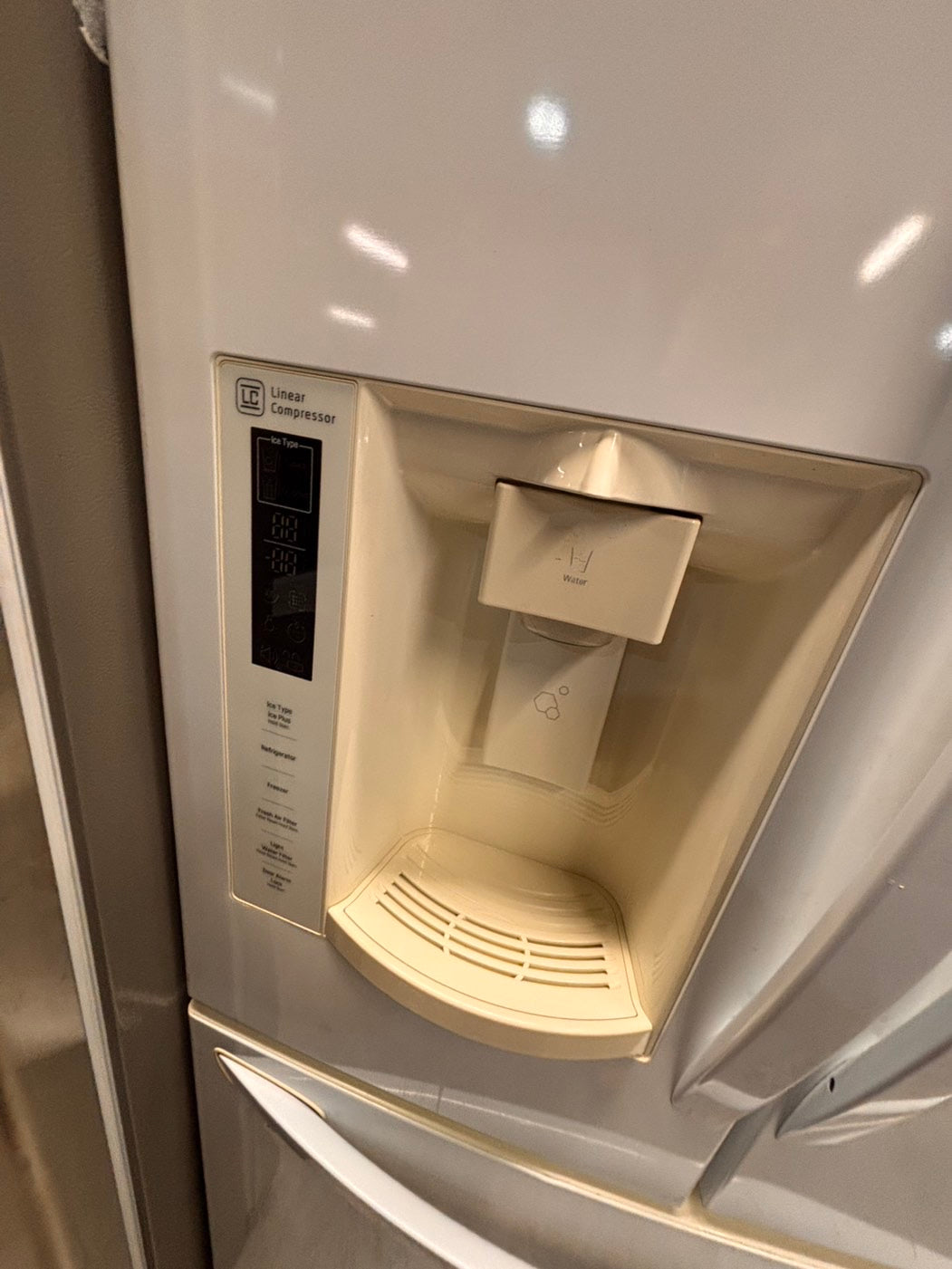 >* special🔥used-Refurbished LG 36”w x69h x 29 depth refrigerator stainless steel w/ice & water dispenser 36 “ #LGDS73B