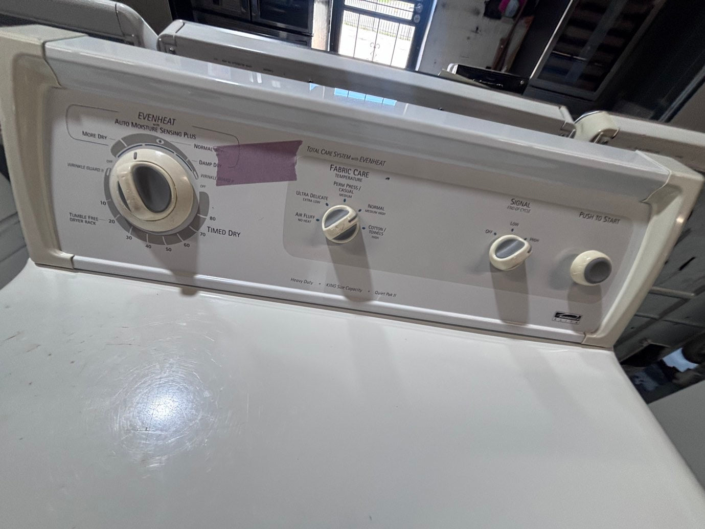 >*special🔥Kenmore 27” large capacity electric dryer 220v side by side used-refurbished #KE27G2B