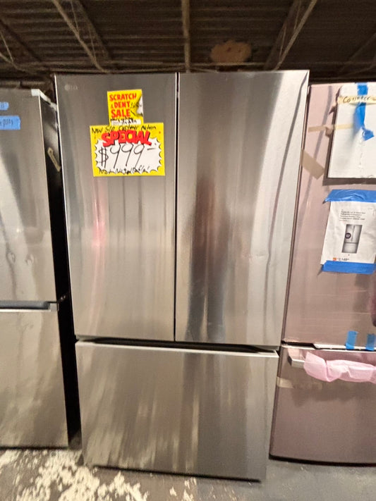> LG new open box 📦 costumer return 27 cu. ft. SMART Counter Depth MAX French Door Refrigerator with Ice and Water, ADA Comp in PrintProof Stainless Steel #RLG27AB