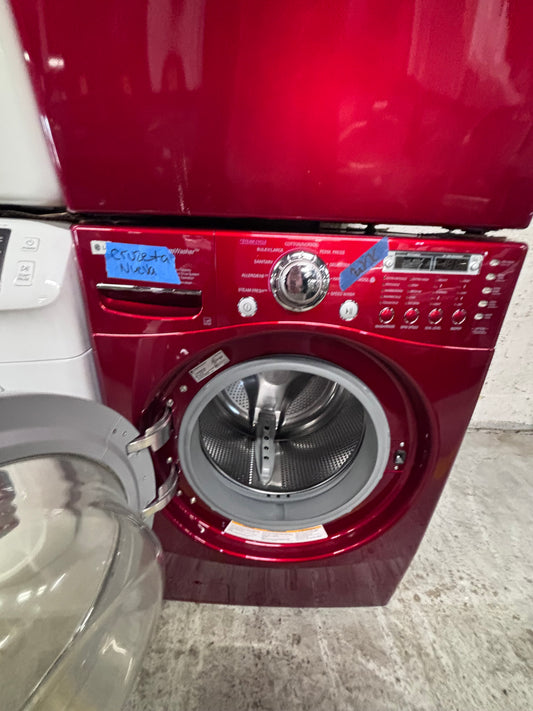>>washer red  4.0cu.ft  stainless steel drum used-refurbished #FWL887B
